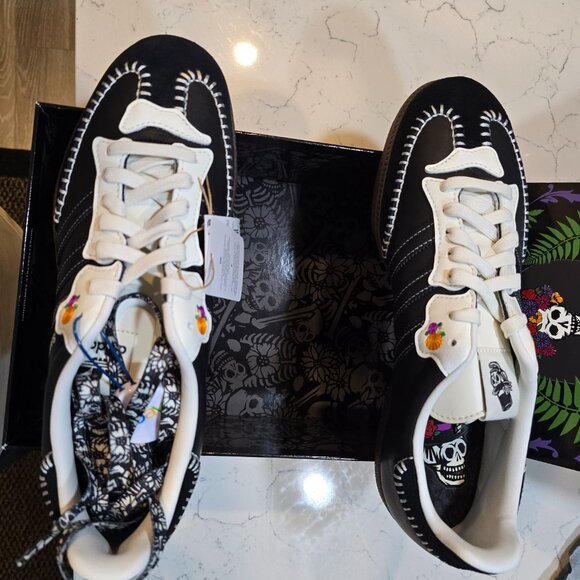Adidas x Día de Los Muertos - Samba OG Black Men's Size 10 J13932 Sneaker NEW - Picture 4 of 15